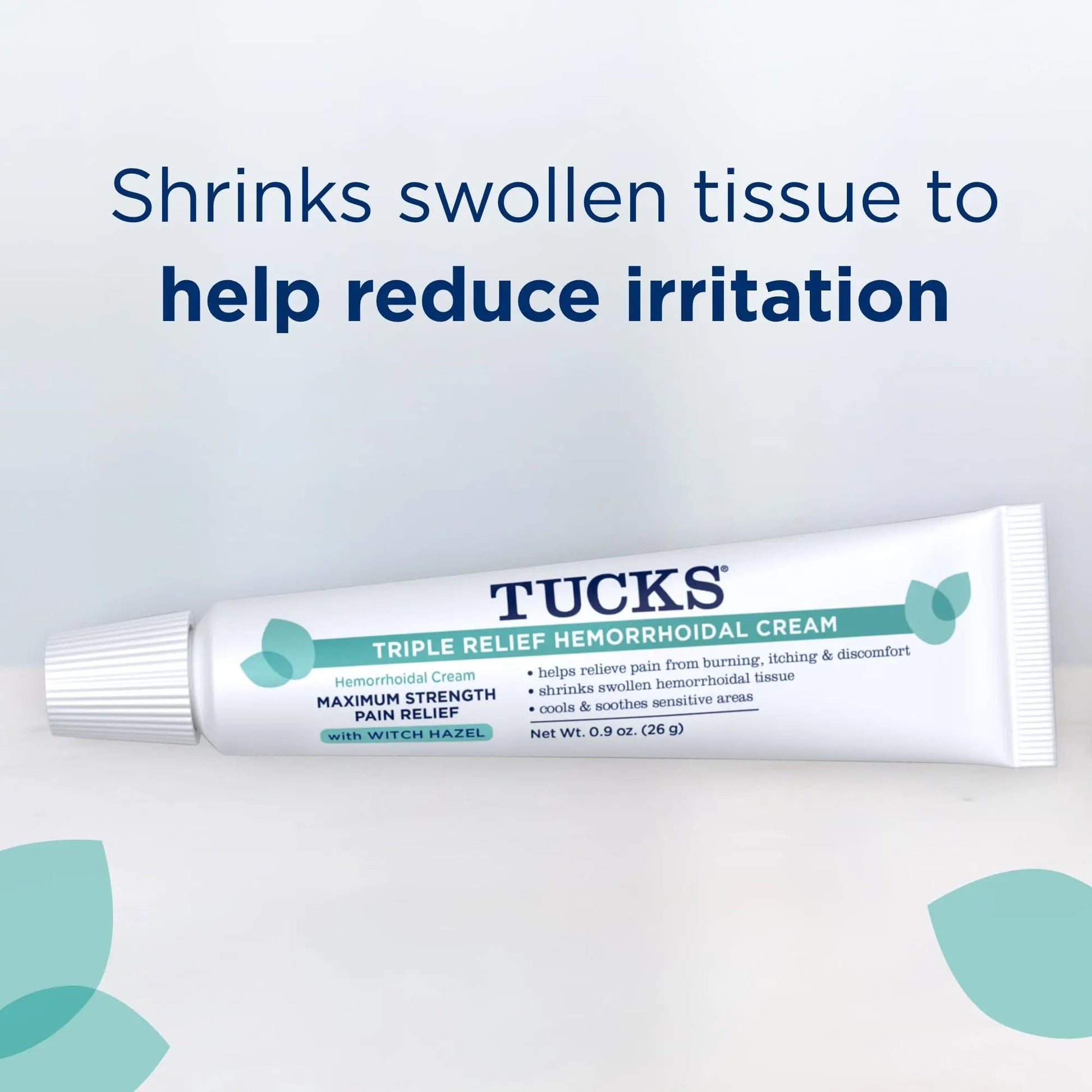 Tucks Triple Relief Hemorrhoidal Cream, Maximum Strength Pain Relief from Burning, Itching and Discomfort, with Witch Hazel, Treatment, Brand Used by Hospitals, 0.9oz. (26g) TUCKS buy supplements canada