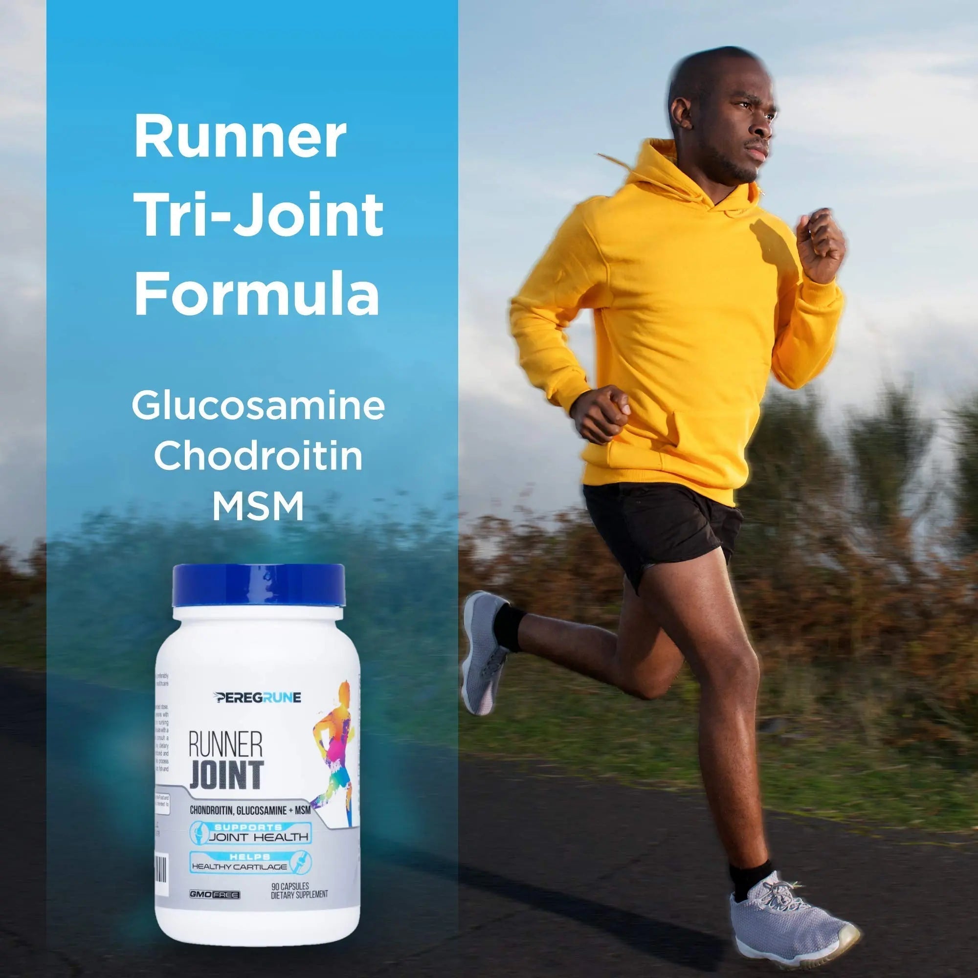 PEREGRUNE Runner Multivitamin & Joint Support Supplement | Antioxidants, Complete B-Complex & Probiotics to Support Energy PEREGRUNE buy supplements canada
