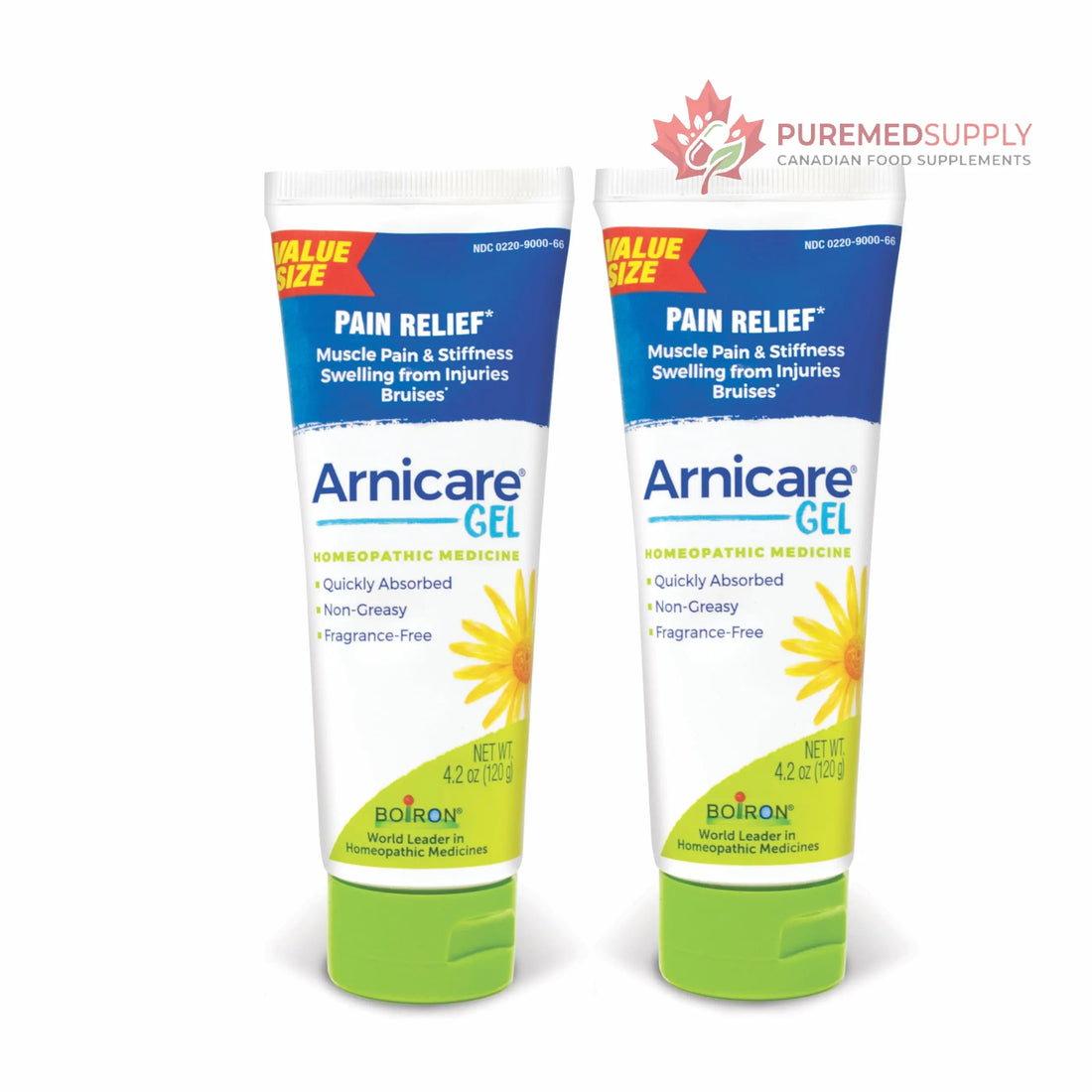 Boiron Arnicare 4.2oz Gel (Pack of 2) - Soothing Relief - Muscle & Joint Pain, Bruises, Swelling - Fragrance-Free Boiron buy supplements canada