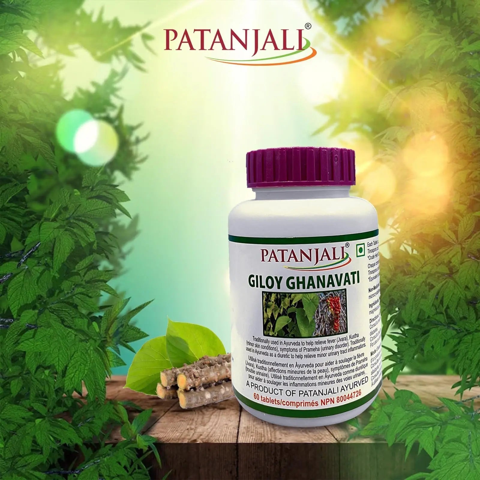 patanjali Giloy Ghanvati 60 tab Pack of 3 patanjali buy supplements canada