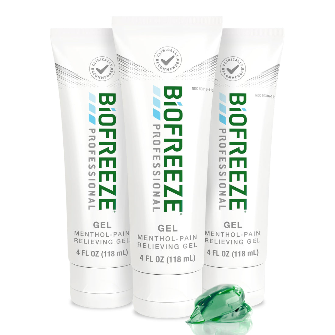 Biofreeze Professional Pain Relief Gel, 4 oz Tube (3-Pack) - Fast, Cooling Relief for Arthritis, Muscle Soreness, Joint, Back, Neck, Knee Pain & More Biofreeze buy supplements canada