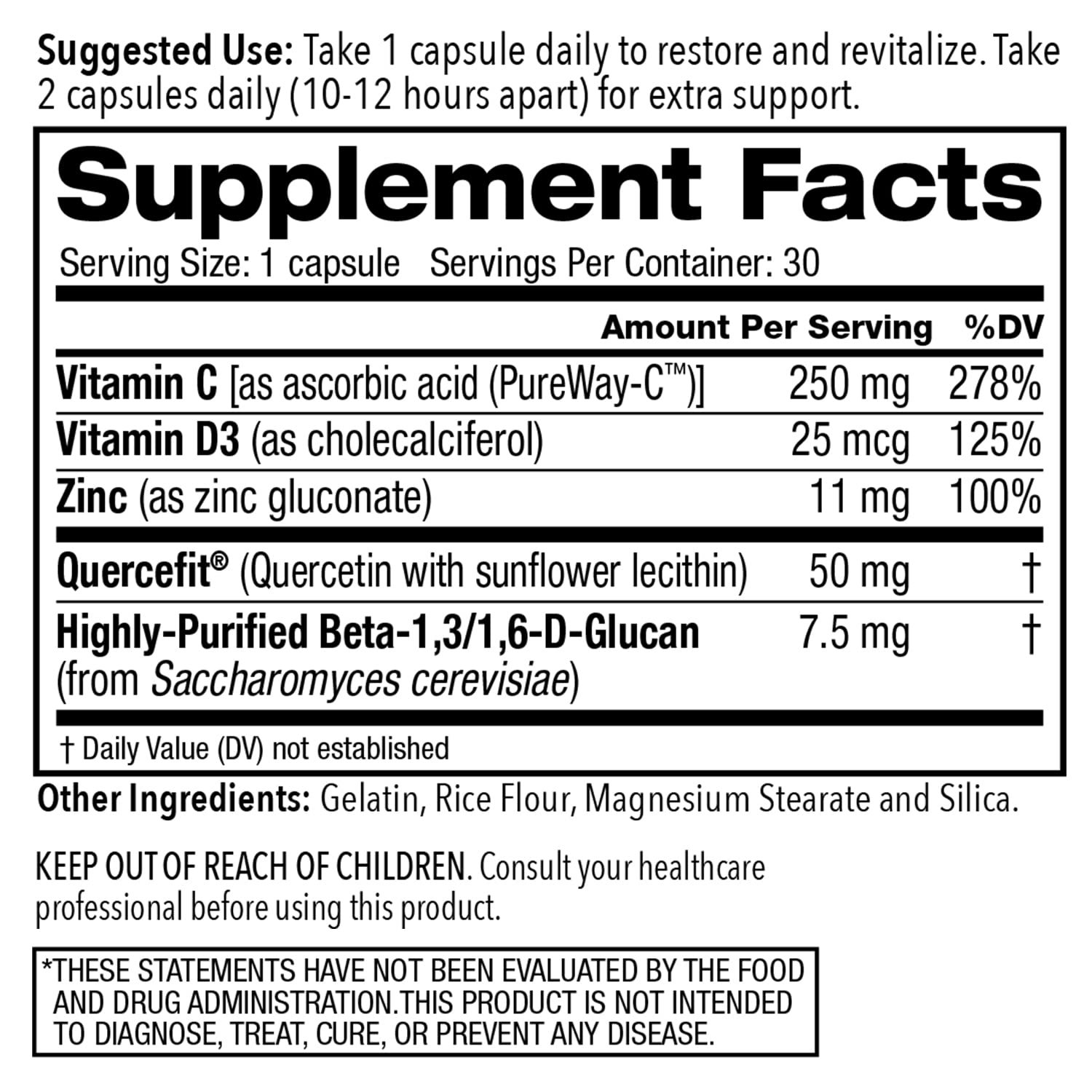 Juvenon AgeRenew Beta Glucan Anti Aging Immunity Support Supplement, Beta Glucan with Zinc Quercetin for Immune Defense Boost Juvenon buy supplements canada
