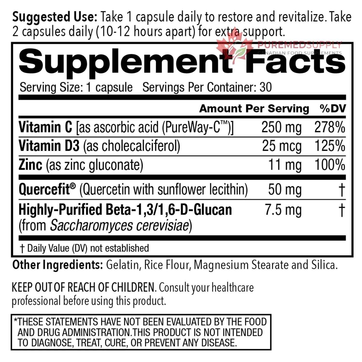 Juvenon AgeRenew Beta Glucan Anti Aging Immunity Support Supplement, Beta Glucan with Zinc Quercetin for Immune Defense Boost Juvenon buy supplements canada