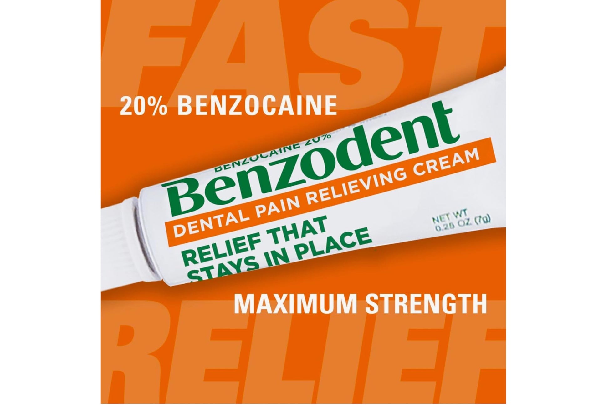 Benzodent Dental Pain Relieving Cream, 1 Ounce - Pack of 3 Benzodent buy supplements canada