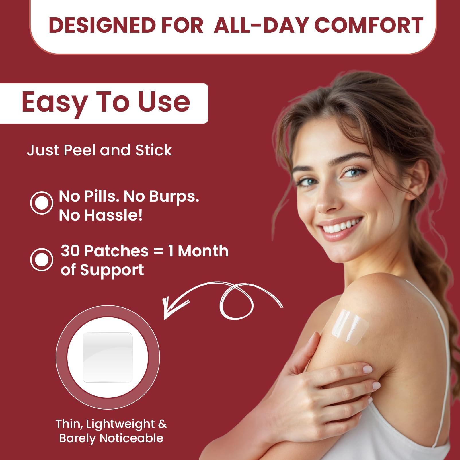 Patchvana Iron Plus Patch for Women & Men, 1 Month Supply, 30 Patches Patchvana buy supplements canada