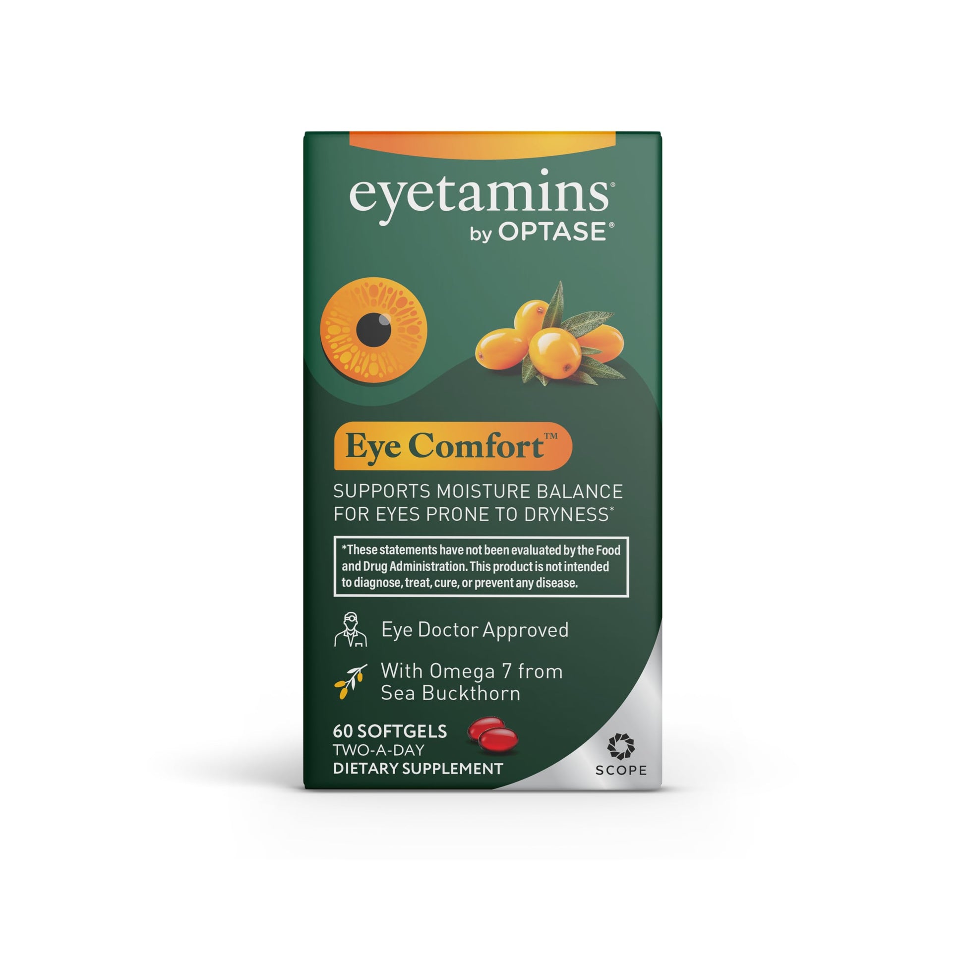 eyetamins® by OPTASE® Eye Comfort™ - 60 Softgels - Eye Doctor Recommended - an Omega-Based Eye Supplement formulated to Support Moisture Balance and Eye Comfort from Within. Plant Based Soft gels. eyetamins buy supplements canada