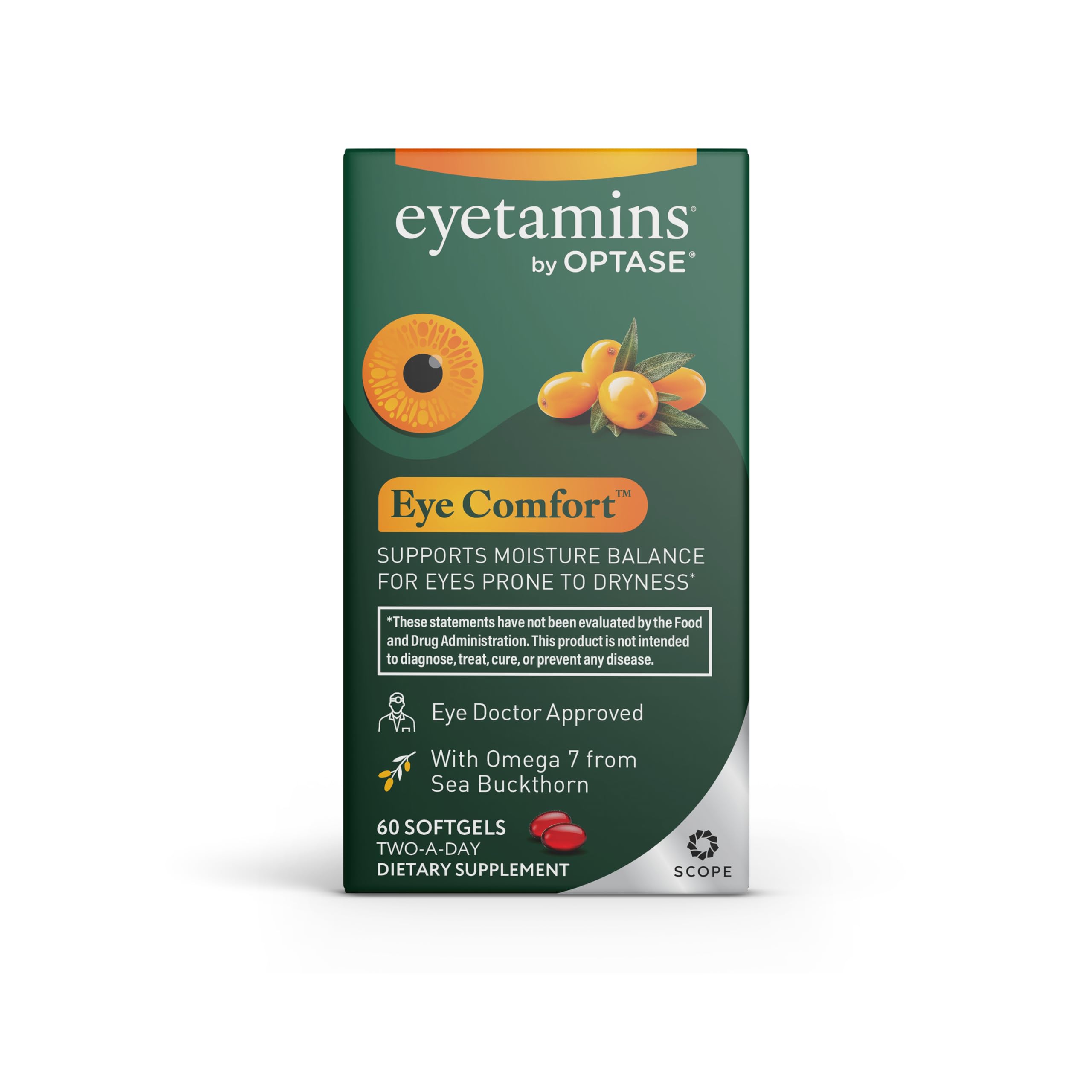 eyetamins® by OPTASE® Eye Comfort™ - 60 Softgels - Eye Doctor Recommended - an Omega-Based Eye Supplement formulated to Support Moisture Balance and Eye Comfort from Within. Plant Based Soft gels. eyetamins buy supplements canada