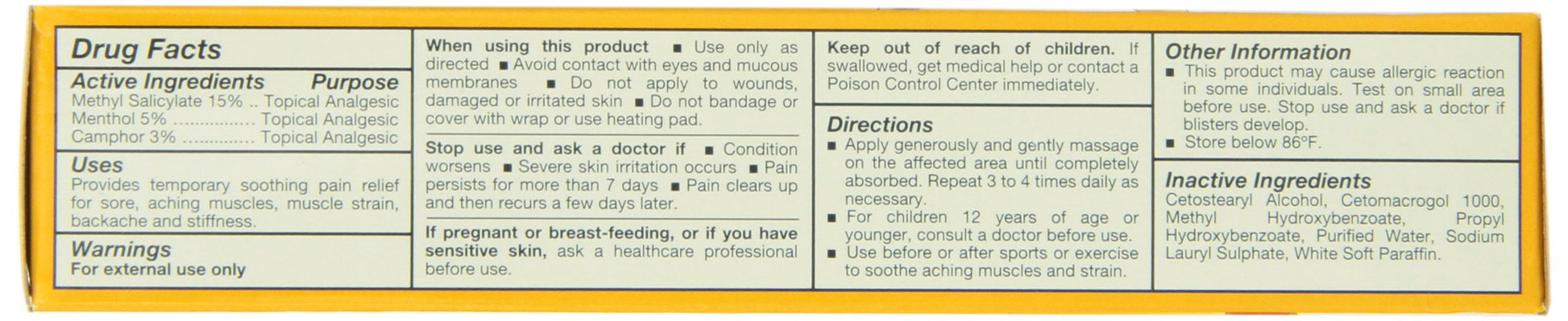 Tiger Muscle Rub Topical Analgesic Cream 2 Ounces (57 g) (Pack of 4) Tiger Balm buy supplements canada