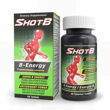 Shot B Multivitamin Complex, B-Energy, Vitamin B Complex with Antioxidant Support, B Complex Vitamins with A, C, D, E & Folic Acid Shot B buy supplements canada