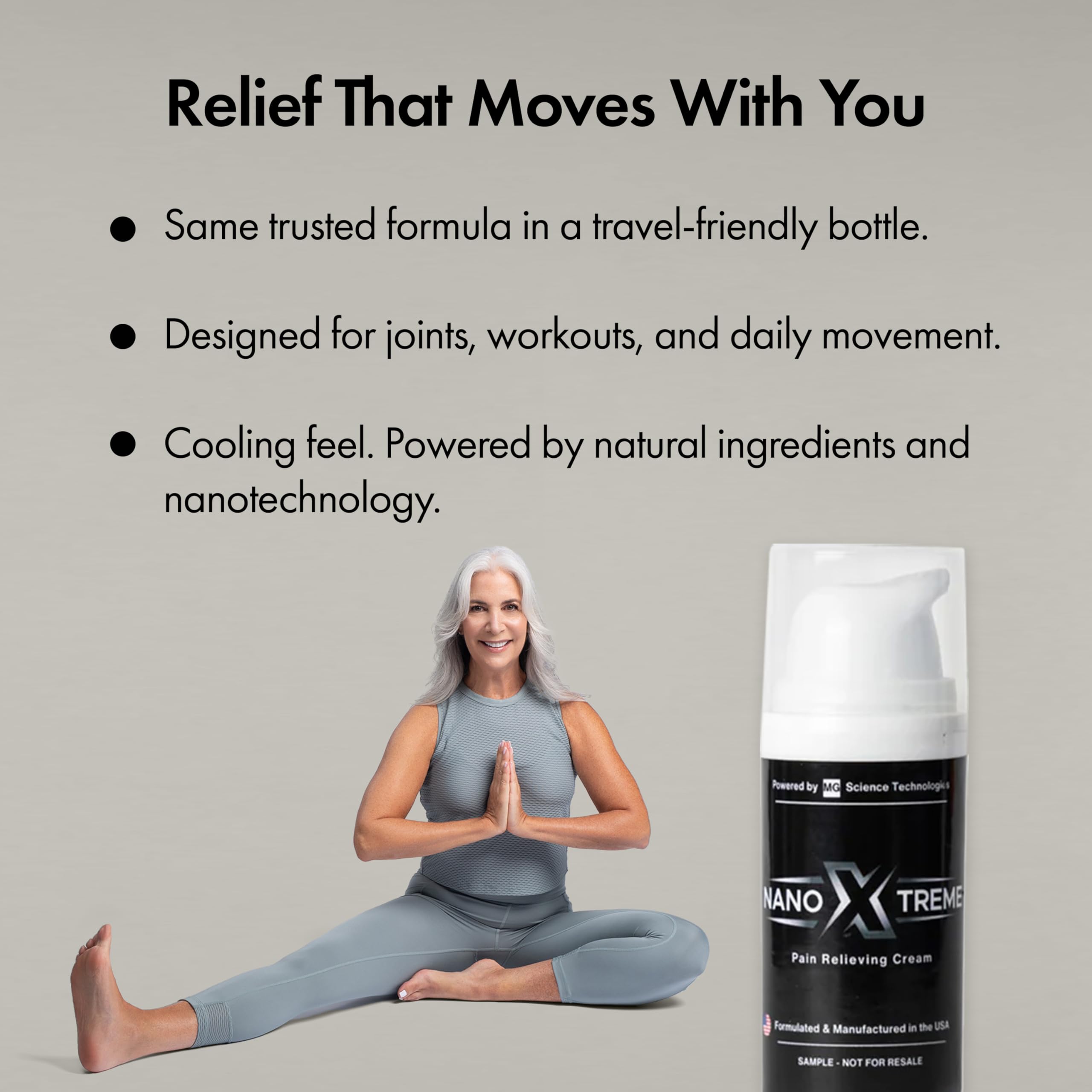 NANOXTREME Pain Relief Cream – Fast-Acting Topical for Muscle, Joint & Nerve Discomfort – Deep-Absorbing, Long-Lasting Formula with Natural Ingredients – Cooling Sensation – 1 oz Size – Made in USA NANOXTREME buy supplements canada