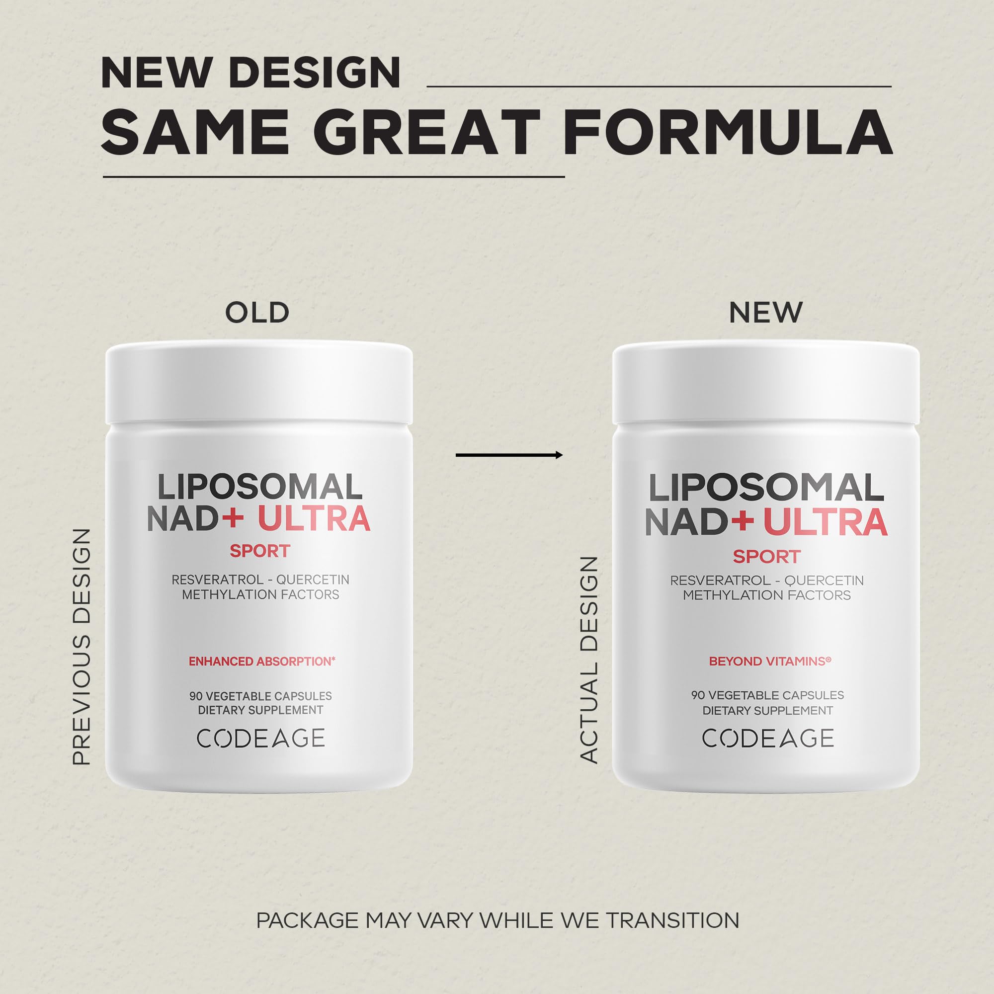 Codeage Liposomal NAD+ with Resveratrol & Vitamin B - NAD Plus Ultra for Energy & Healthy Aging Support - NAD Vitamin Supplement with Quercetin, Betaine, Riboflavin - Bioavailable - 90 Capsules Codeage buy supplements canada