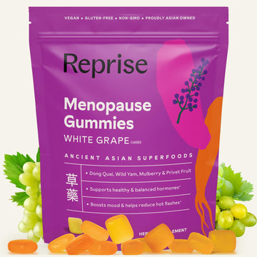 Menopause Gummies for Women | Healthy, Balanced Hormones | Reduce Hot Flashes, Night Sweats | Boosts Mood, Vitality, Energy| Dong Quai, Wild Yam, Mulberry, Privet Fruit | Low Sugar Chews, 60 Gummies Reprise buy supplements canada
