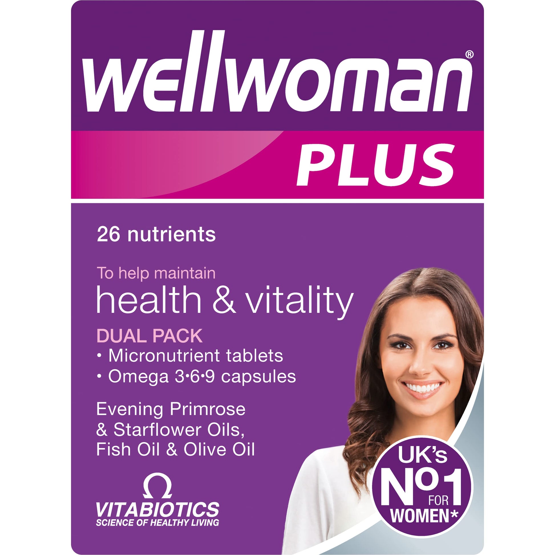 Vitabiotics Wellwoman Plus Omega 3 6 9 - 56 Tablets/Capsules Vitabiotics buy supplements canada