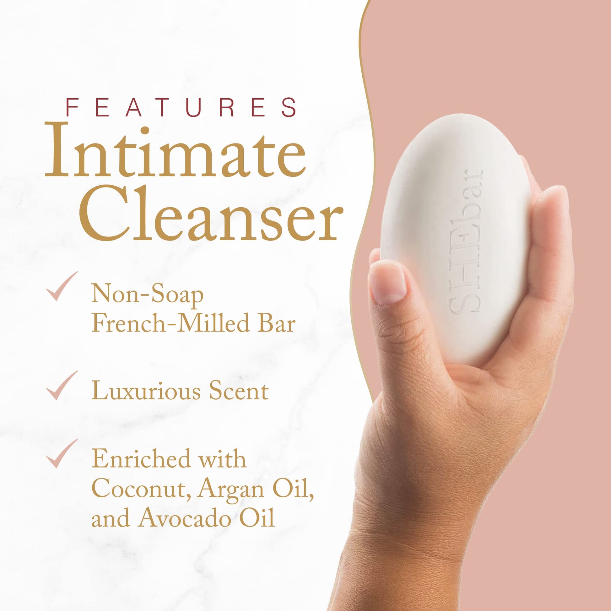 Joylux - SHEbar, Feminine Cleansing Bar, Yoni Bar, pH-Balanced Formula, Clean & Gentle Ingredients Joylux buy supplements canada
