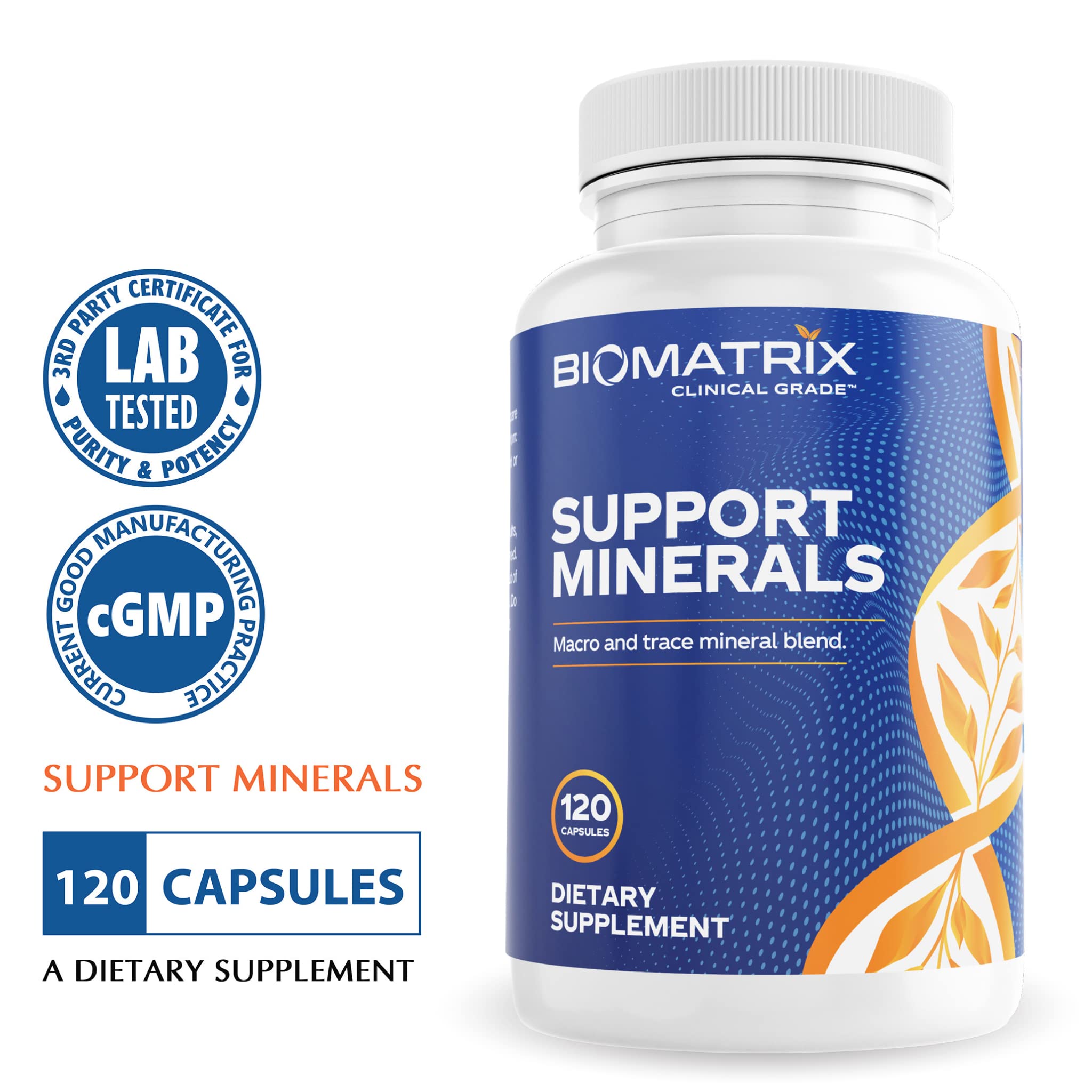 BioMatrix Mineral Supplement for Men and Women, Chelated Minerals | Iron-Free, Calcium, Magnesium, Copper, Zinc, Vitamin D, Iodine | Veggie Caps, 30-Day Supply BioMatrix buy supplements canada