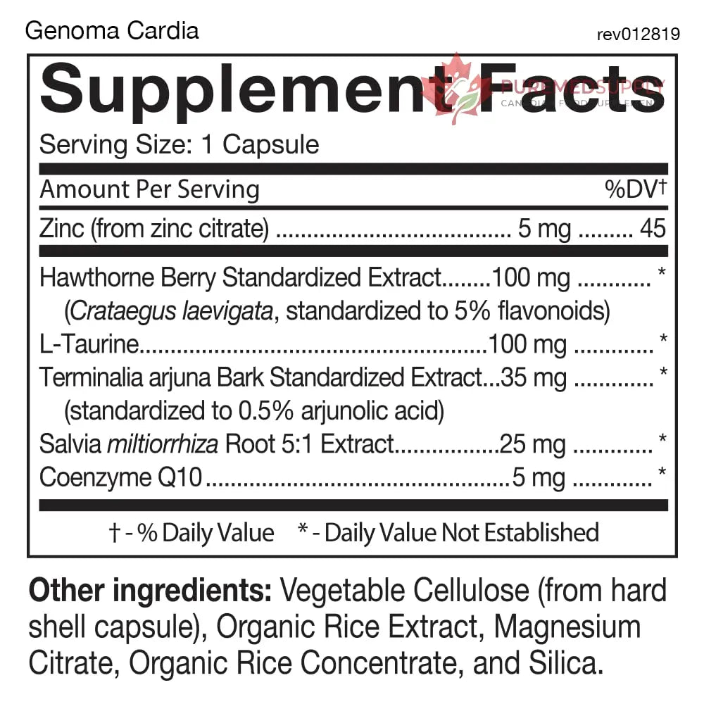 D'Adamo Personalized Nutrition Cardiac Synergy Stack D'Adamo Personalized Nutrition buy supplements canada