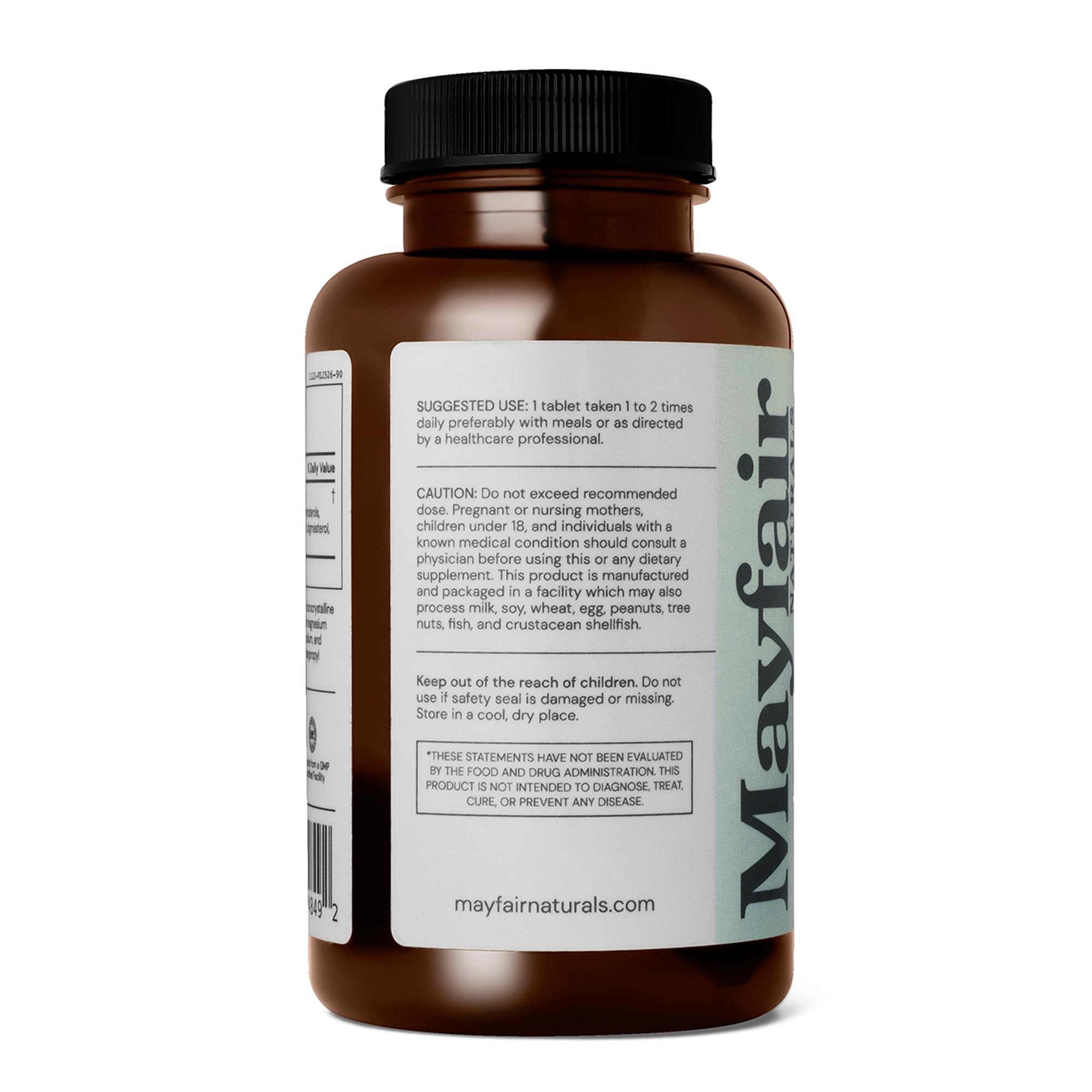 Mayfair Naturals Beta Sitosterol Complex (2 Pack), 500mg, Plant Sourced, 90 Tablets Each (180 Total), Comprehensive Support Supplement Mayfair Naturals buy supplements canada