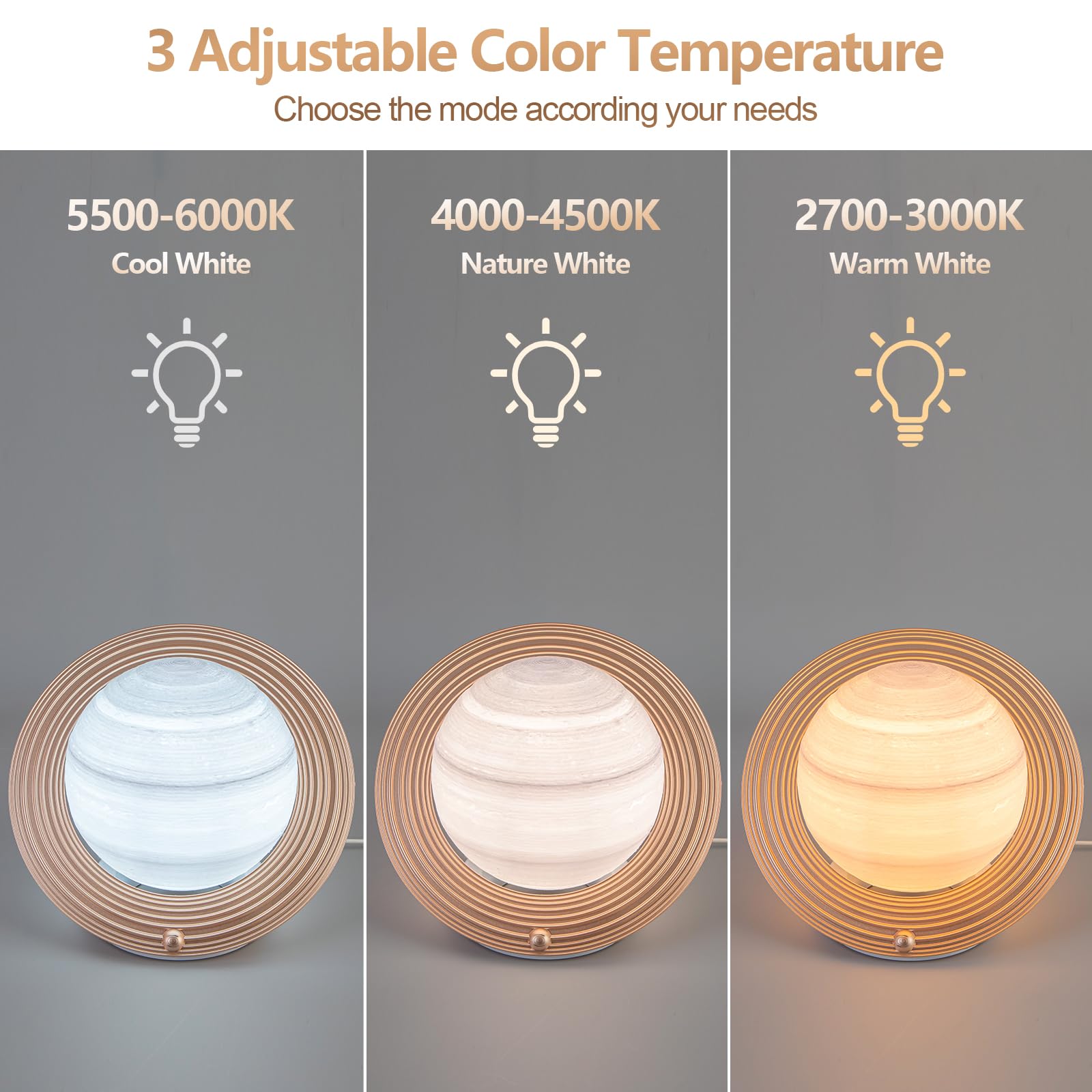 Doraubia Light Therapy Lamp,10000 Lux Sun Lamp with 3 Color Temperatures Doraubia buy supplements canada