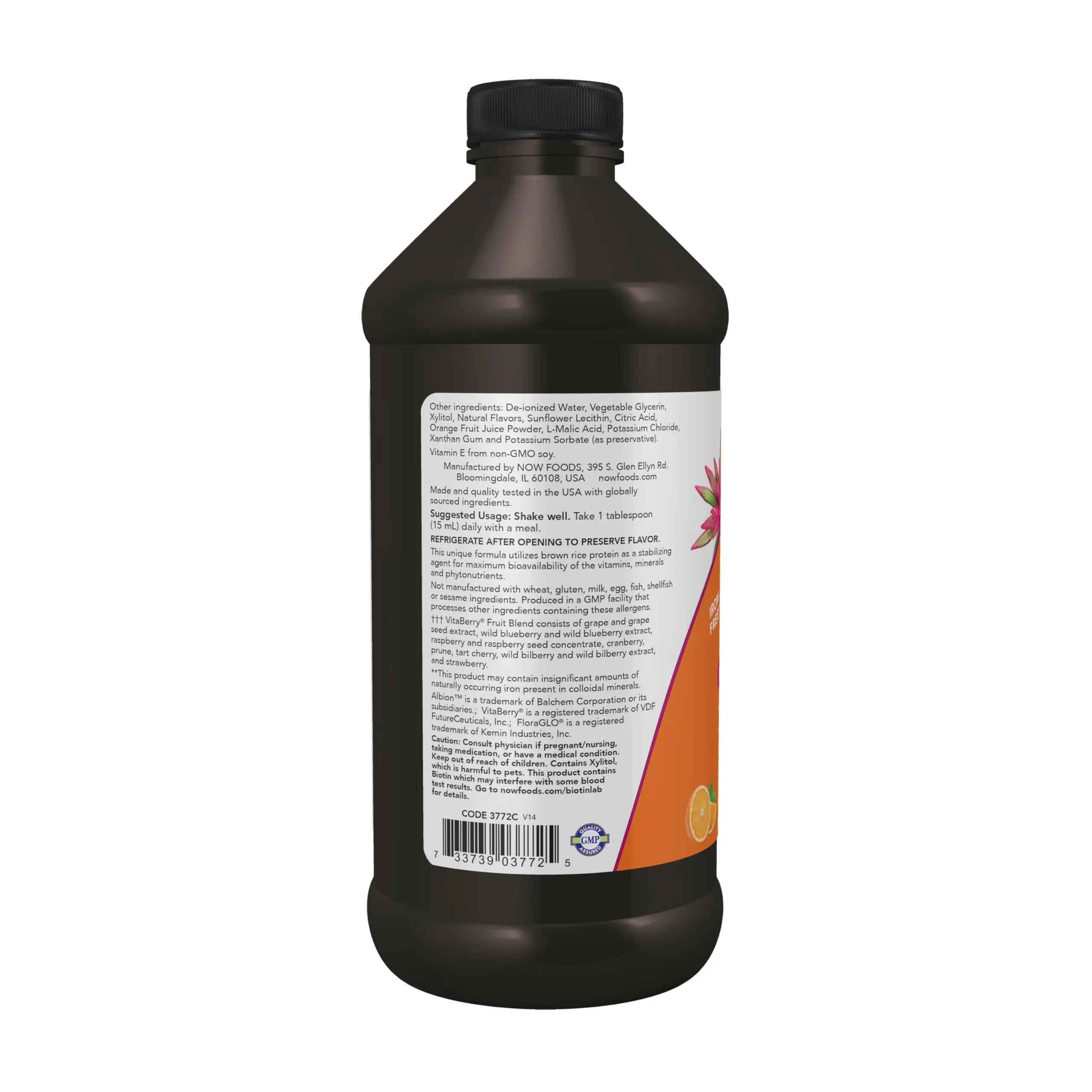 NOW Foods Supplements, Liquid Multi, Tropical Orange Flavor, Fast Absorption, with Added Phytonutrients, 16-Ounce NOW Foods buy supplements canada