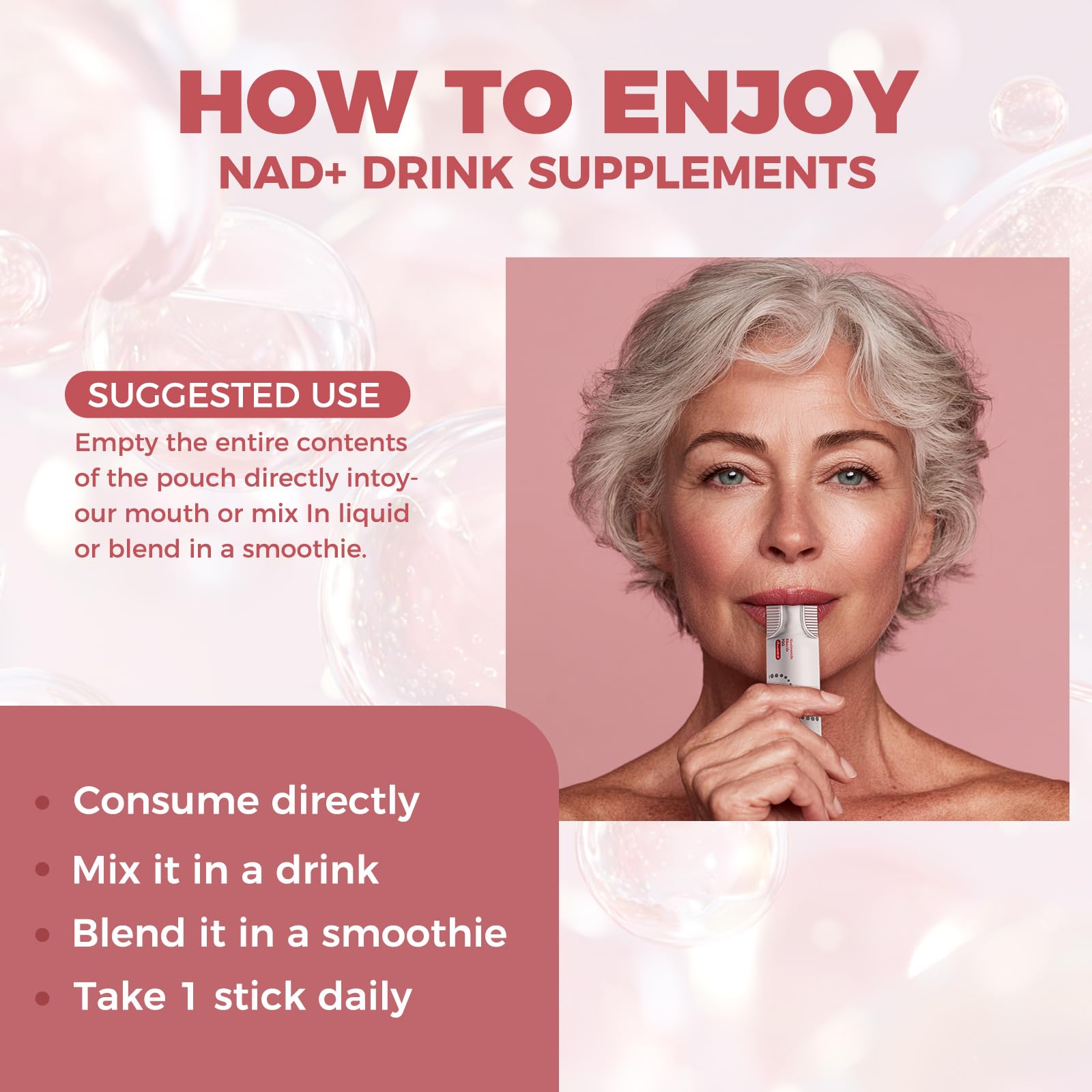 NAD+ Liquid Supplement 1000mg 30 Sachet, Nicotinamide Riboside & Resveratrol with PQQ DNA Repair Advanced NAD Supplement for Men & Women,Boosts Cellular Energy NEWOLITE buy supplements canada