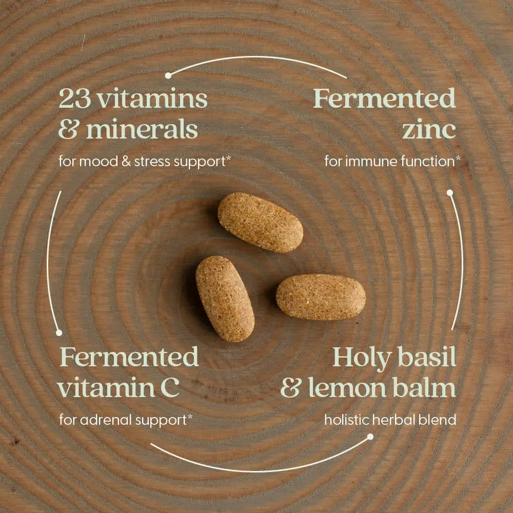 New Chapter Perfect Calm - Daily Multivitamin for Stress & Mood Support with B Vitamins + Holy Basil + Lemon Balm New Chapter buy supplements canada