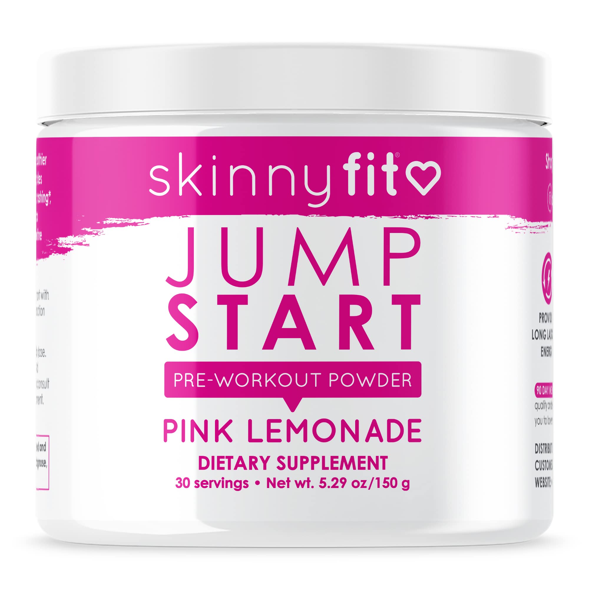 SkinnyFit Jump Start Pre Workout Supplement for Women 30 Servings - Creatine Free SkinnyFit buy supplements canada