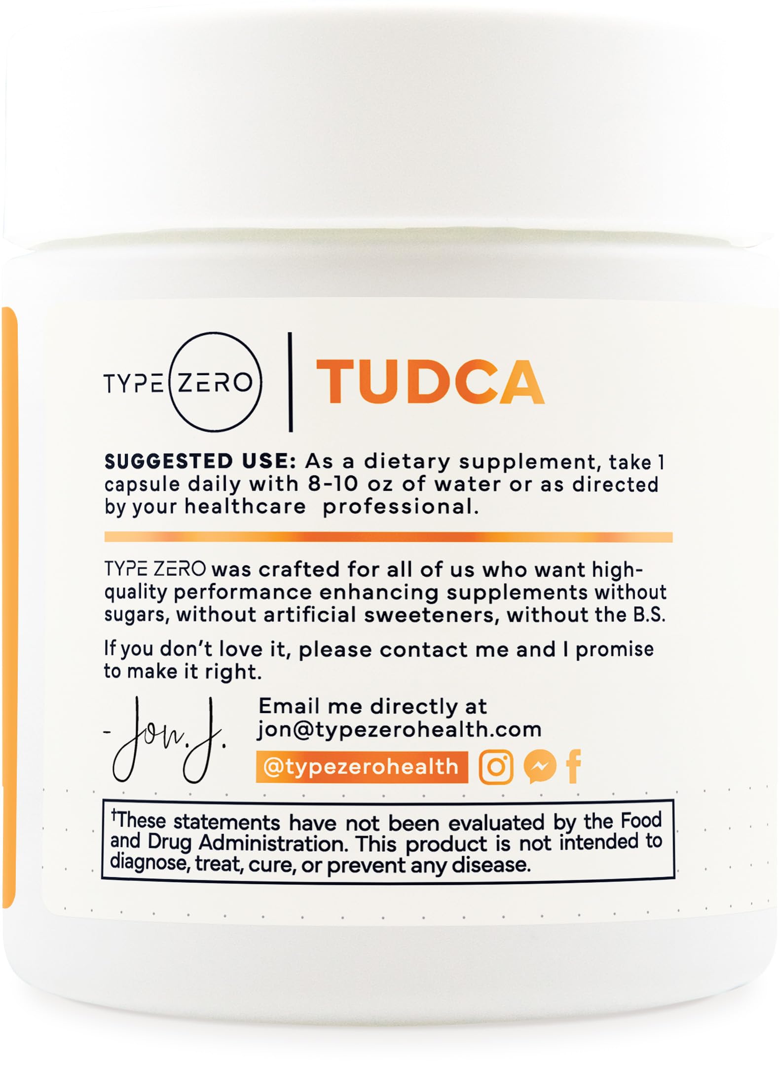 Type Zero Clean TUDCA Capsules 250mg - Pure Tauroursodeoxycholic Acid Supplement - Bile Salt Derivative - 60 Capsules, 60 Servings Type Zero buy supplements canada