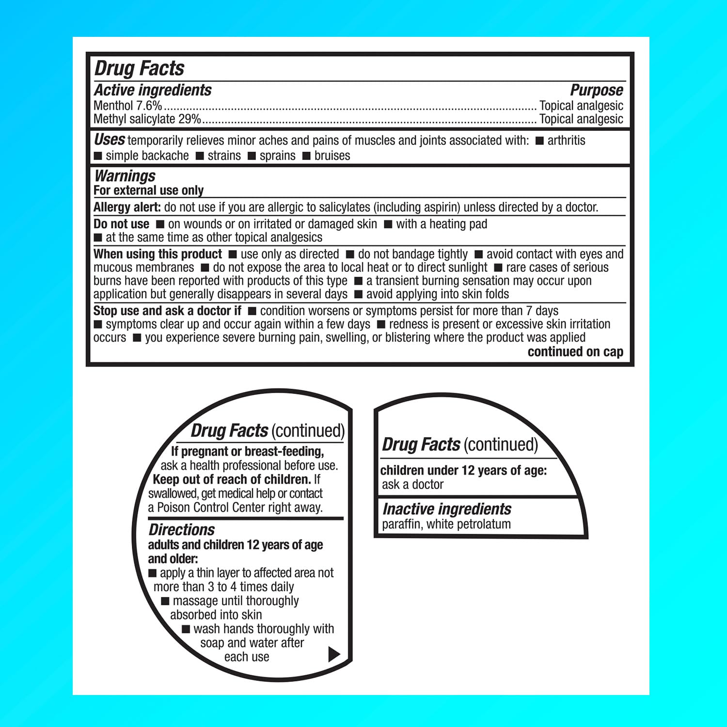 Icy Hot Original Pain Relieving Balm 3.5 oz (pack of 4) Icy Hot buy supplements canada