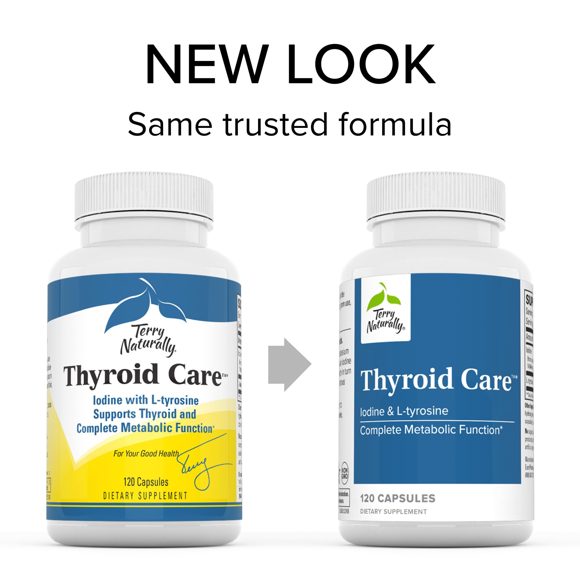 Terry Naturally Thyroid Care - 120 Capsules - Complete Metabolic Function - with Iodine Terry Naturally buy supplements canada