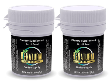 H&Natural 2 Pack! Brazil Seed Dietary Supplement 60 Pieces, Pure Natural Semilla de Brasil H&Natural buy supplements canada