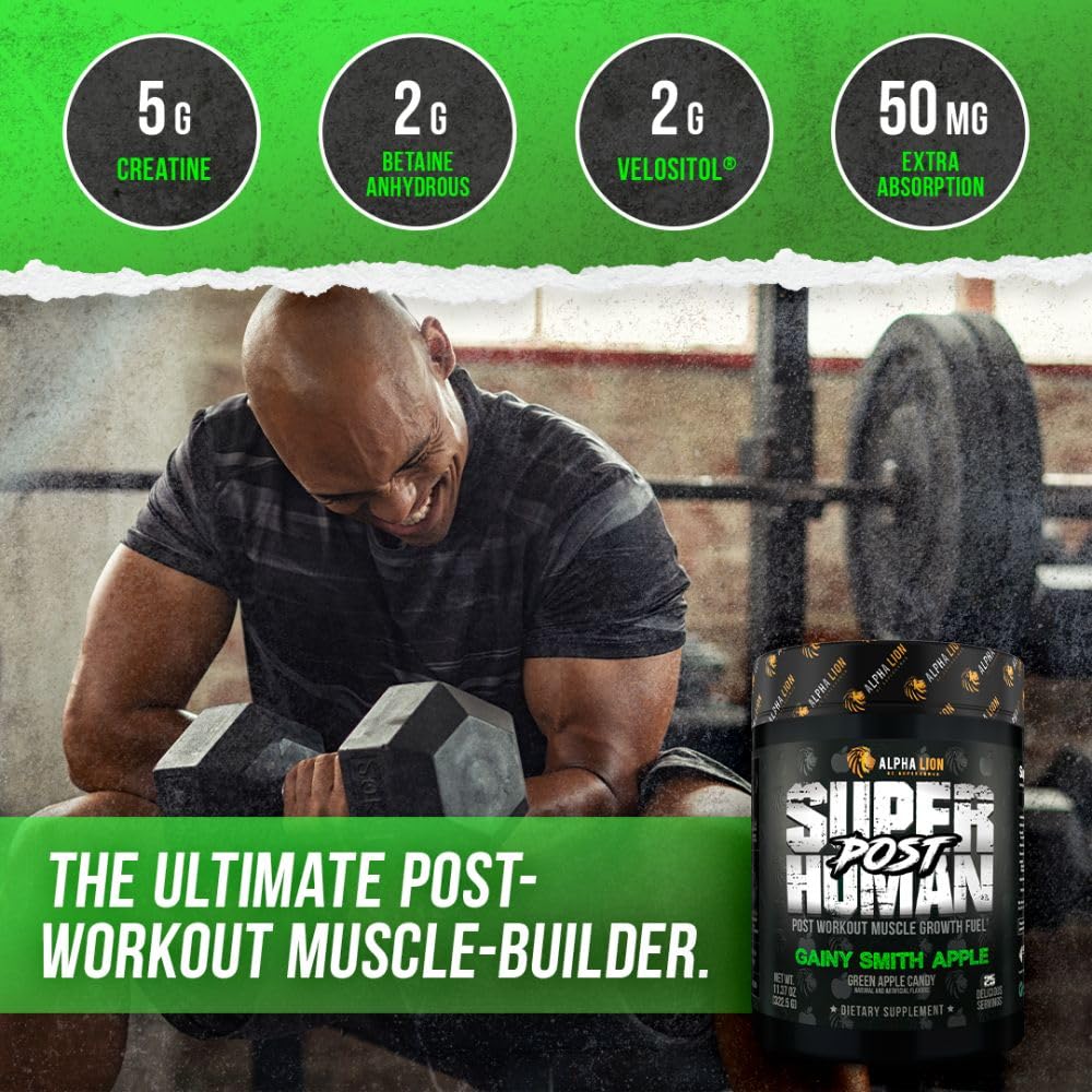 ALPHA LION Superhuman Pre Workout Powder & Post Workout Recovery Bundle, Sustained ALPHA LION buy supplements canada