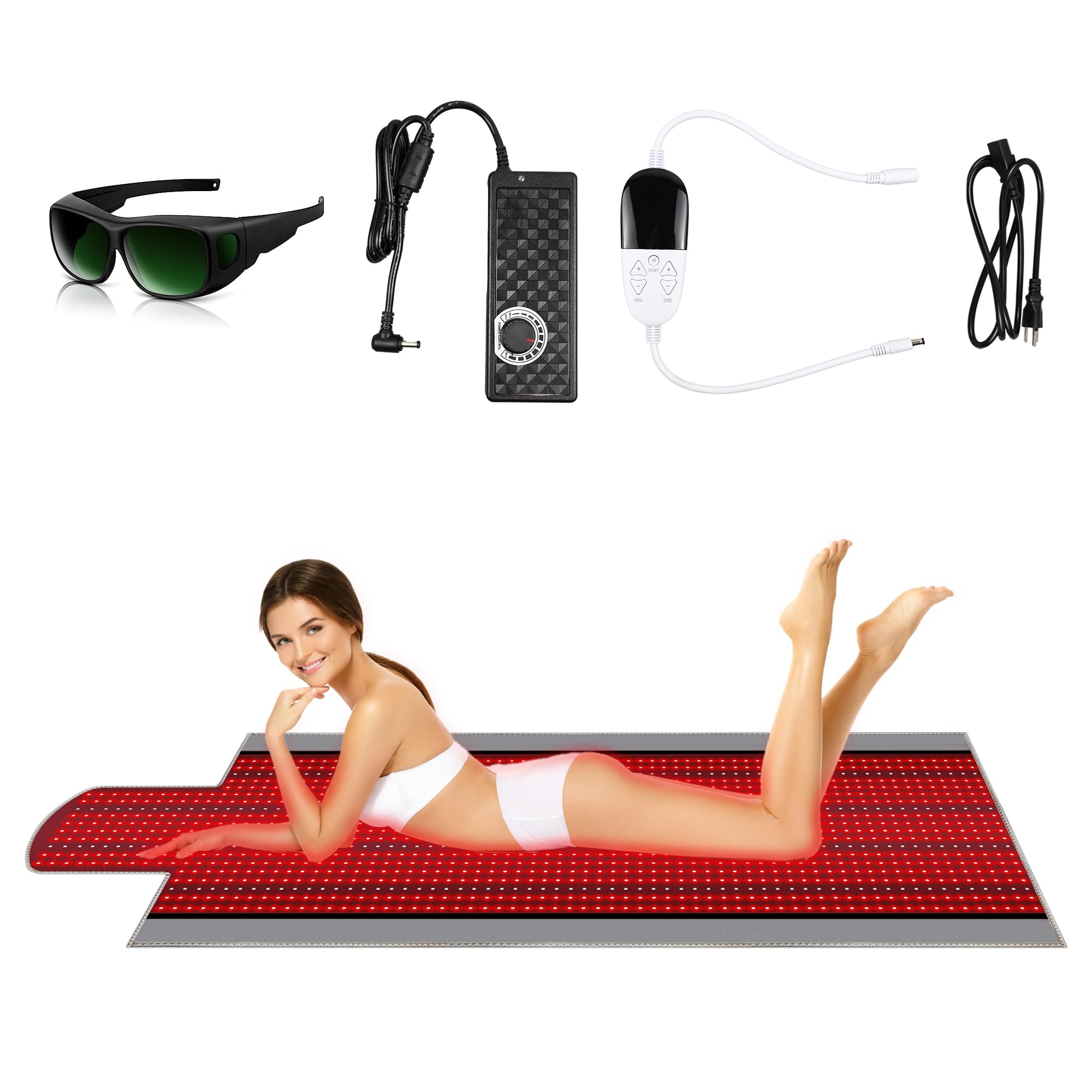 Near Infrared Light Therapy Blanket for Full Body, 1370pcs 660nm & 850nm LED Light Therapy Device Rutollmit buy supplements canada