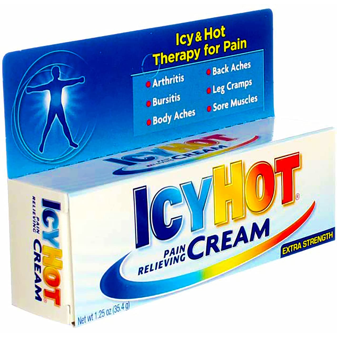 ICY Hot Pain Relieving Cream 1.25 Ounce Extra Strength (37ml) (2 Pack) Icy Hot buy supplements canada