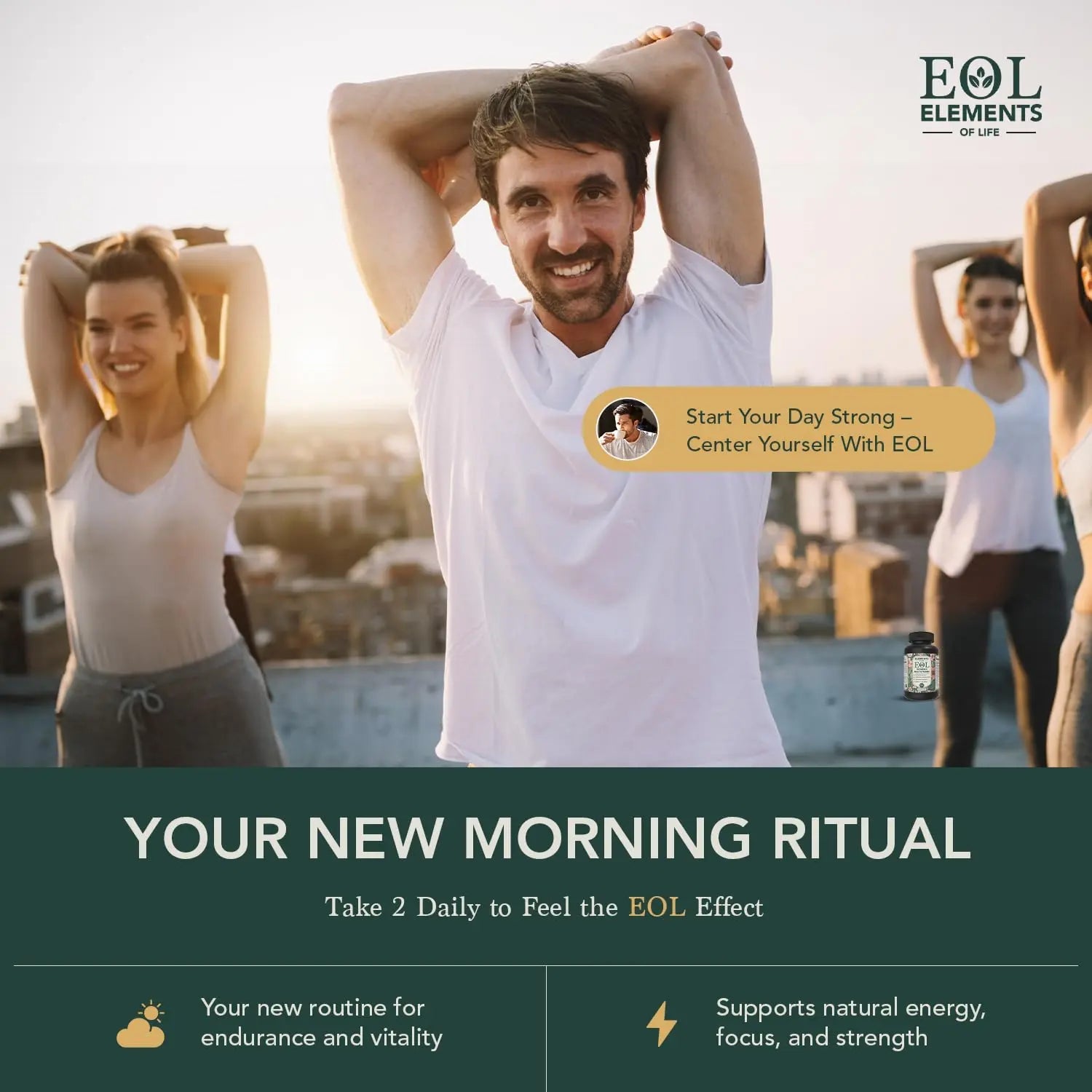 Multivitamin for Men with Vitamin D, K2, Zinc, Vitamin B12, A, E, B6, Calcium – Immune Health & Energy Support Daily Mens Multivitamins Elements of LIfe buy supplements canada