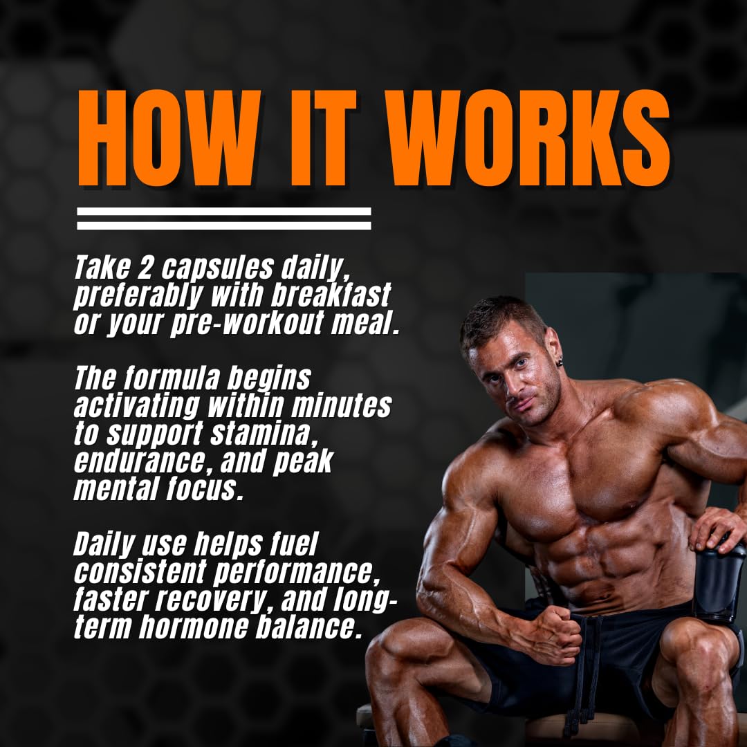 Fit Fusion Labs Peak Performance Natural Male Enhancement & Energy Booster – Tongkat Ali, Maca, Zinc & Ginseng – Supports Stamina, Strength & Recovery – 60 Tablets Fit Fusion Labs buy supplements canada