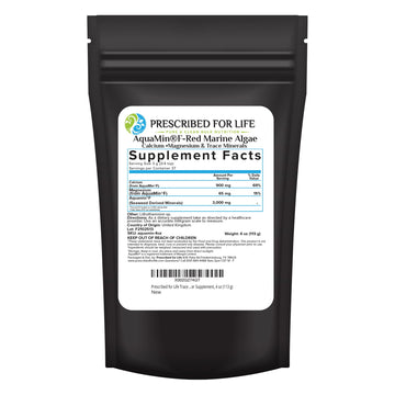 Prescribed for Life Aquamin Powder, Red Marine Algae Supplements, Rich in Plant Based Calcium & Magnesium, 72 Trace Minerals, Non GMO (113g) Prescribed For Life buy supplements canada