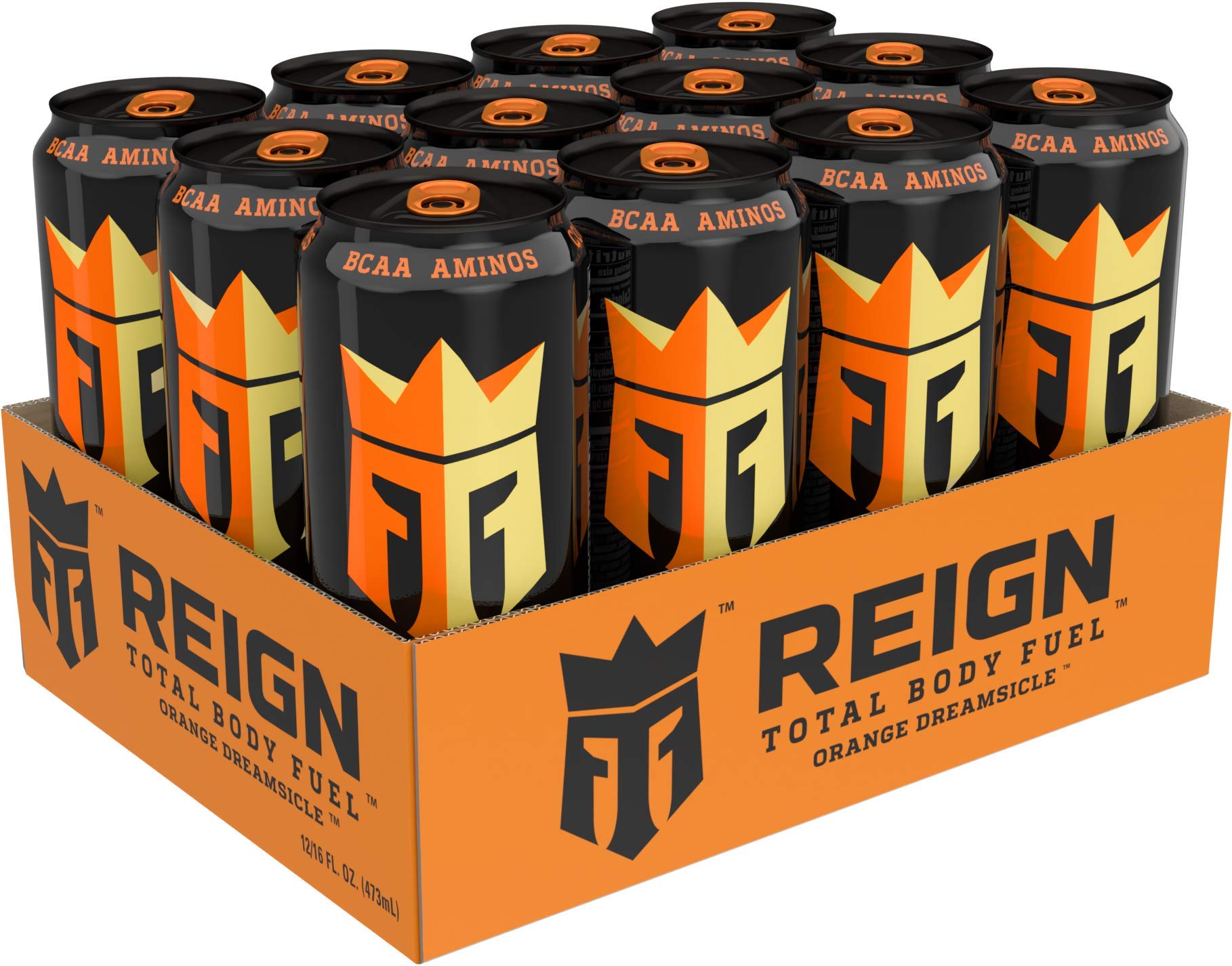 Reign Total Body Fuel, Orange Dreamsicle, Fitness & Performance Drink, 16 Fl Oz (Pack of 12) Reign buy supplements canada