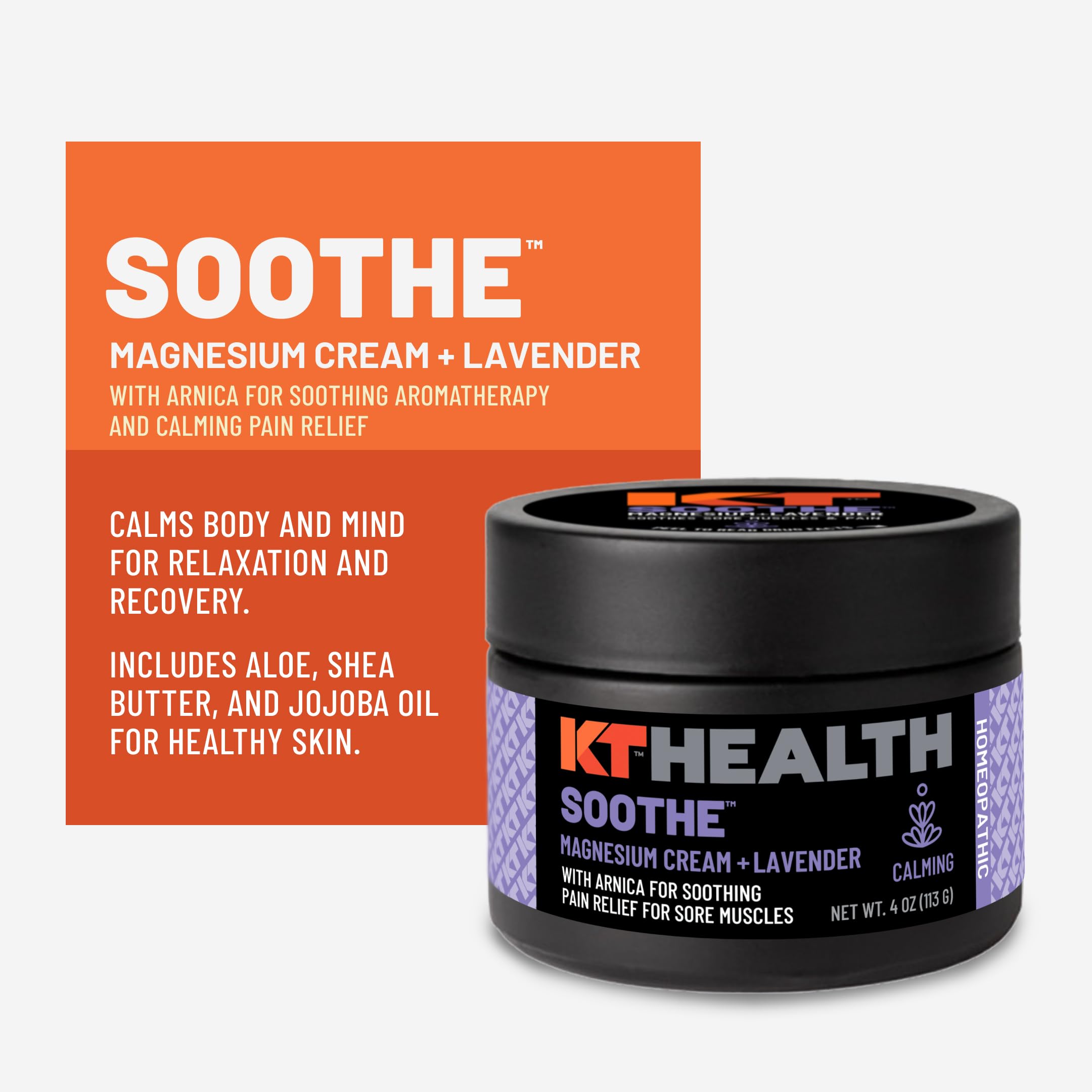 KT Health, Magnesium Cream, Soothe - Soothing Aromatherapy & Calming Pain Relief KT Tape buy supplements canada