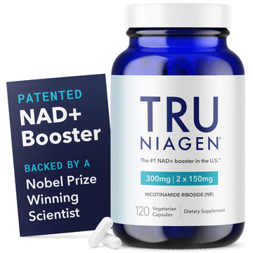 TRU NIAGEN Patented NAD Supplement for Brain Function, Anti Aging & Cell Regeneration, Niagen, 60 300mg Servings | Supports Cellular Energy, Muscle | Nicotinamide Riboside (NR) Take 2 Daily | 1 Bottle TRU NIAGEN buy supplements canada