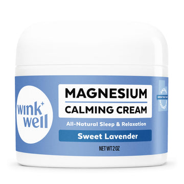 Wink Well Magnesium Calming Muscle and Joint Cream for Nighttime Relaxation Wink Naturals buy supplements canada