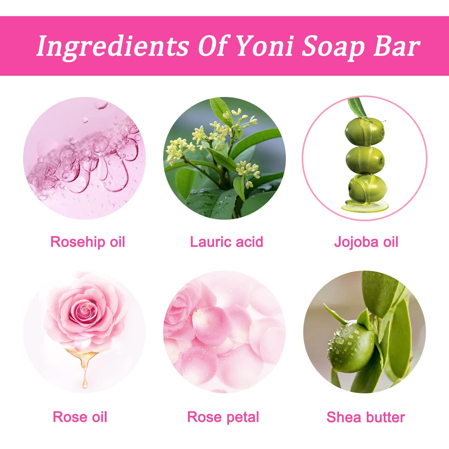 Yoni Soap Bars Vaginal Wash 2 PCS, 100% Natural Organic Yoni Bar Soap for Women Ph Balance Yoni BASSI buy supplements canada