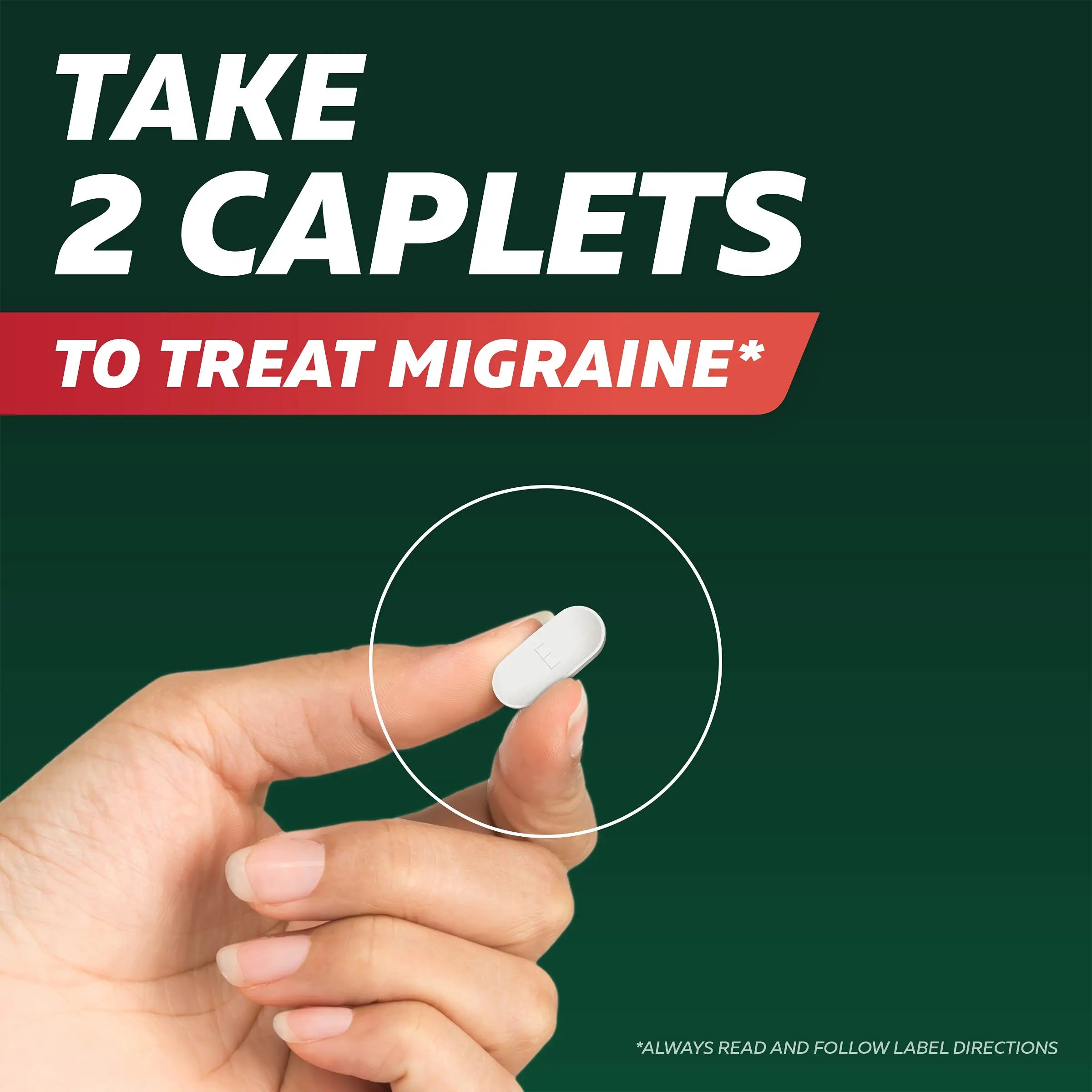 Excedrin Migraine Relief Caplets for Migraine Symptoms, Acetaminophen 250mg, Aspirin 250mg, Caffeine 65mg, Pain Reliever, 100 Count GlaxoSmithKline buy supplements canada