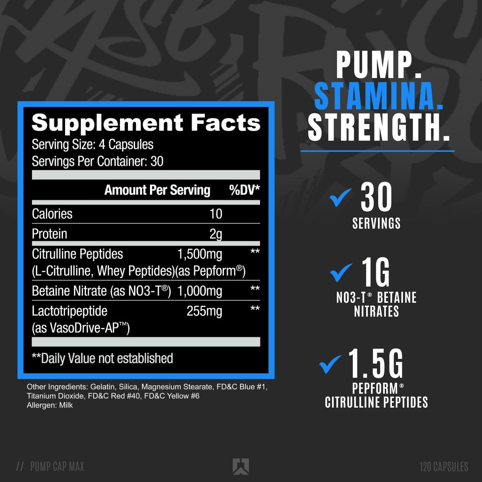 RYSE Up Supplements Project Blackout Pump Cap Max | Stimulant Free Pump Formula RYSE Up Supplements buy supplements canada