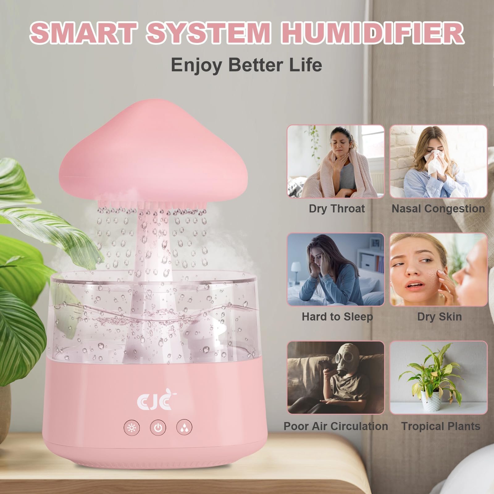 Humidifiers for Bedroom, 7 Color-Changing Led Night Lights, Aromatherapy Essential Oil cjc buy supplements canada