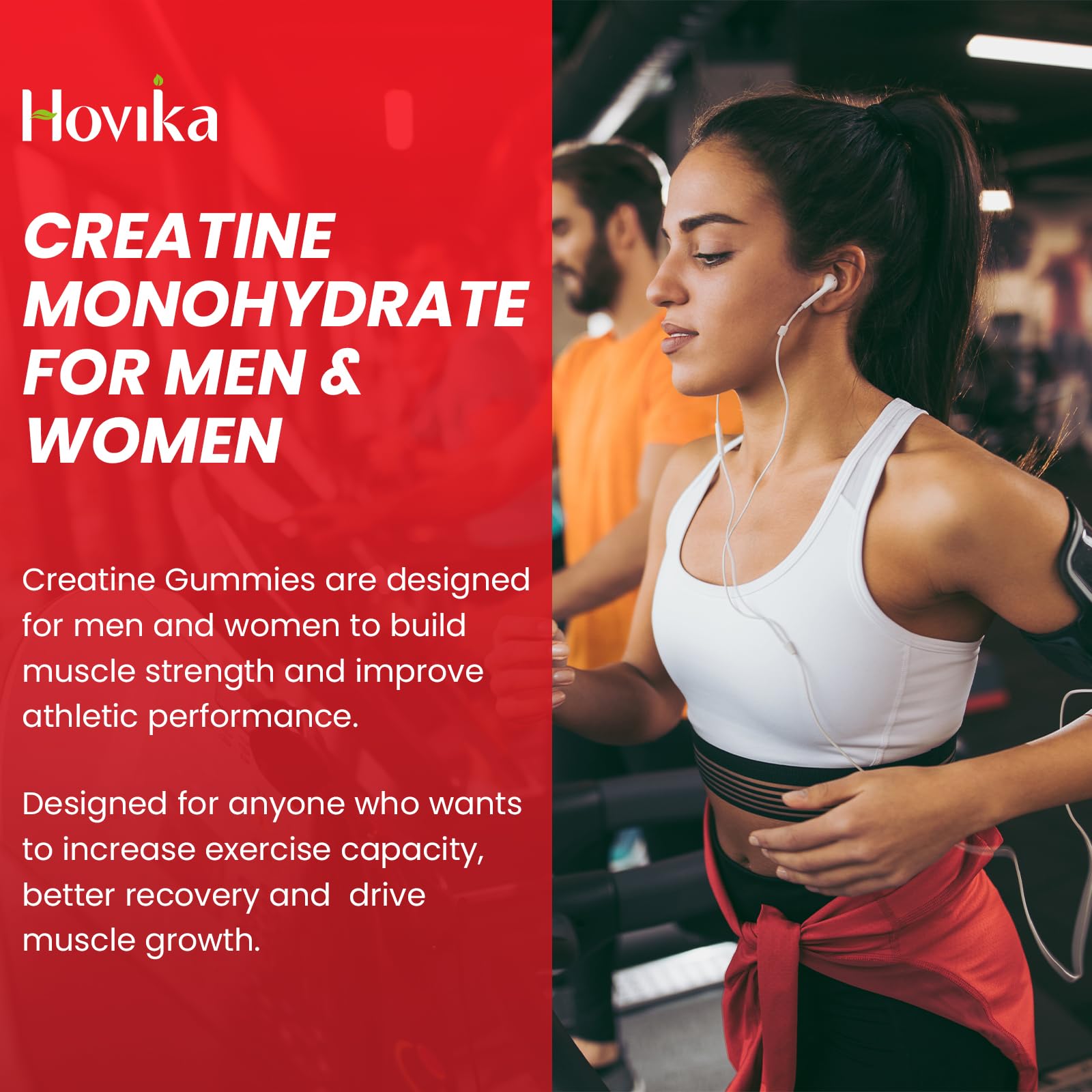 Hovika Creatine Monohydrate Gummies for Men & Women, Chewable 3g Creatine Monohy Hovika buy supplements canada