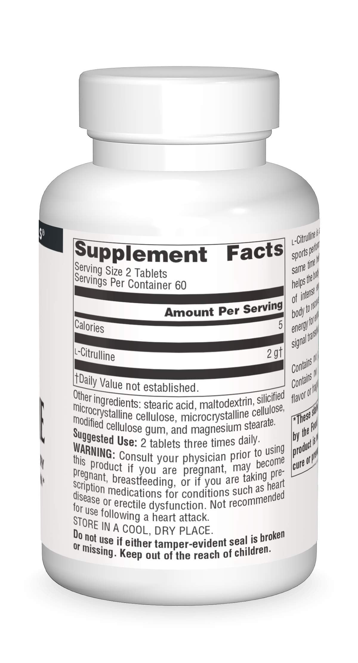 Source Naturals L-Citrulline 1000mg - Nitric Oxcide Booster - 120 Tablets Source Naturals buy supplements canada