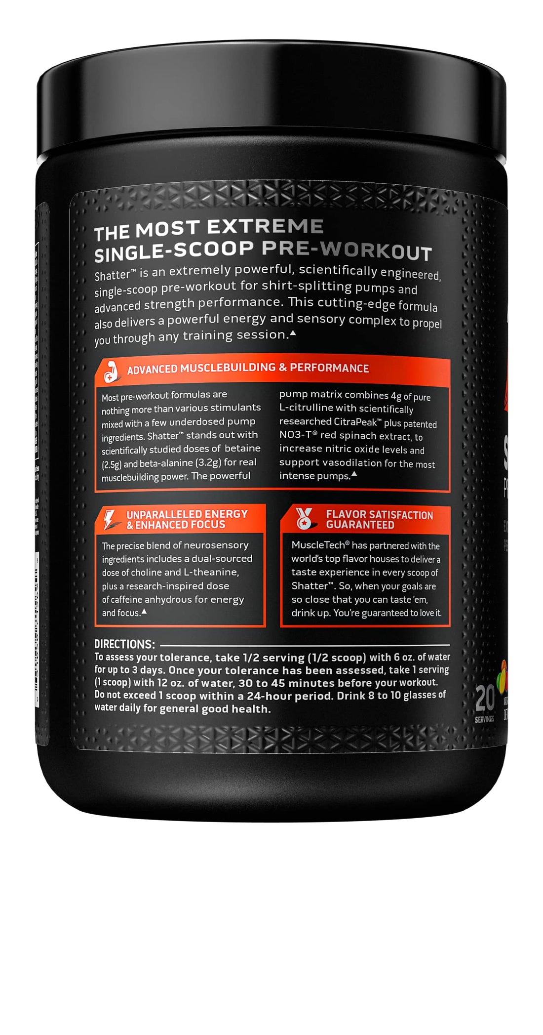 Pre Workout Powder MuscleTech Shatter Pre-Workout PreWorkout Powder MuscleTech buy supplements canada