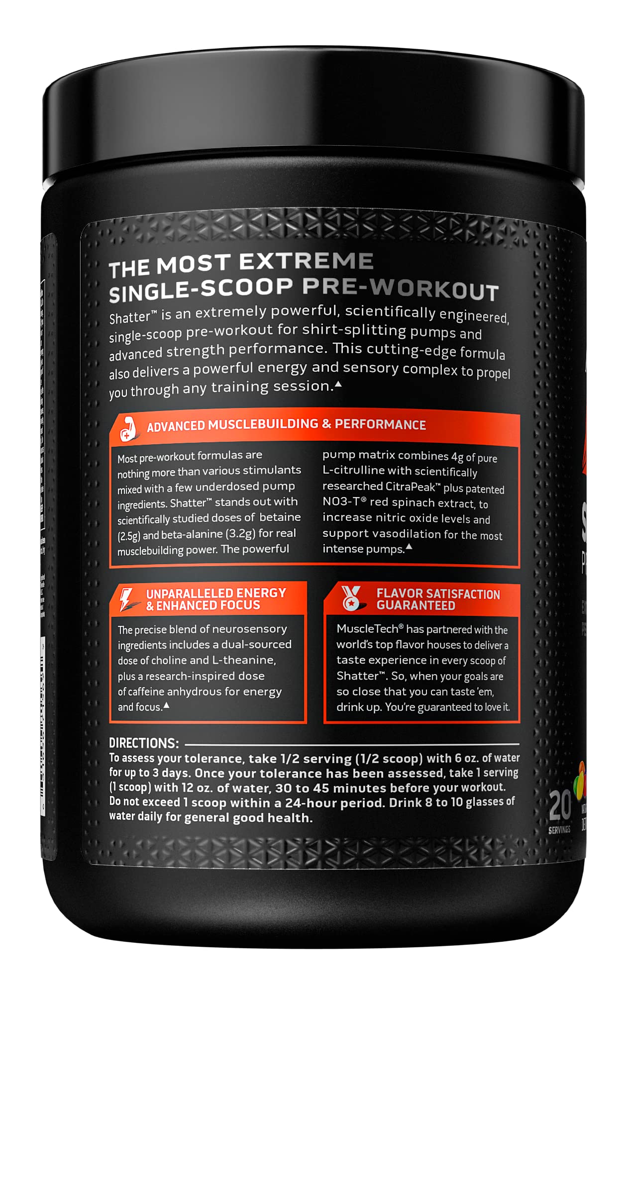Pre Workout Powder MuscleTech Shatter Pre-Workout PreWorkout Powder MuscleTech buy supplements canada