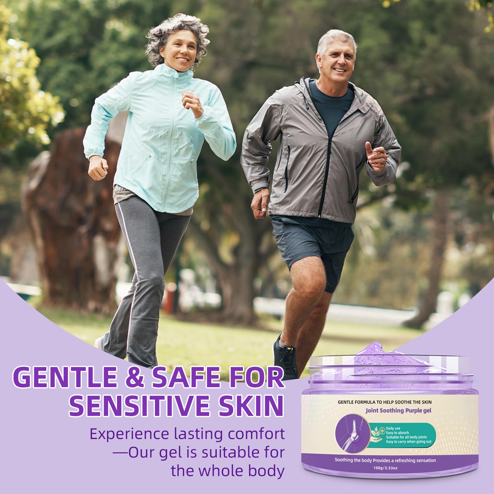 Nodfens Joint Pain Gel, Purple Relief Soothing Massage Cream for Knees, Neck, Feet, Hand Whole Body Nodfens buy supplements canada