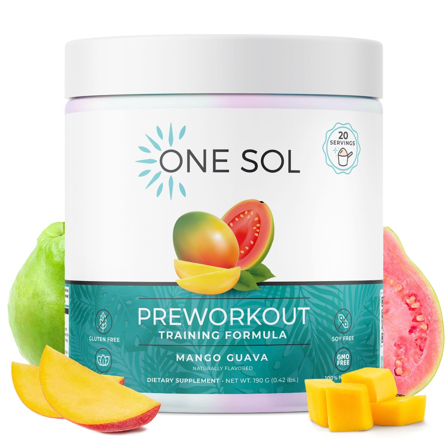 One Sol Pre-Workout for Women, Enhanced Pump & Focus, No Jitters Or Crash, Natural One Sol buy supplements canada